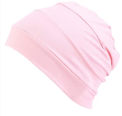 Kemo huvudbonader bambu peruk hårbotten foder halsduk mjuk turban keps lätt alopeci bandana huvudskydd mössa, Babyrosa, one size