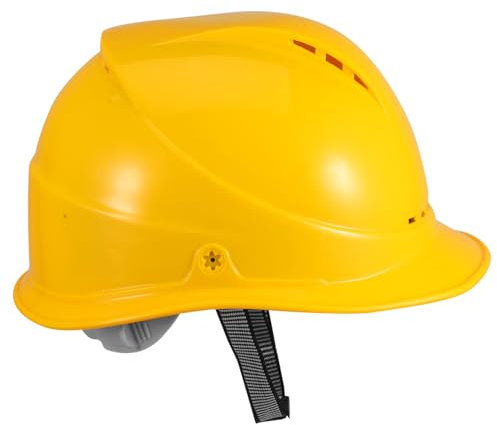 NUOBESTY Casco Di Sicurezza Ventilato Per Casco Di Sicurezza Spesso Per Costruzione Cappello Antiurto Resistente Materiale Di Buona Qualità Comodo e Traspirante Sicura Per Uso Esterno e Pro