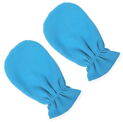 WEKADRIN Guantes de Spa Hidratantes con Aceite Esencial para Cuidado de Manos Guantes para y Protección Térmica Reutilizables y Ajustables Azul