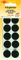 Kleiber Filzgleiter Durchmesser 22 mm, selbstklebend, Polyester, schwarz, 2,2 x 2,2 x 0,3 cm