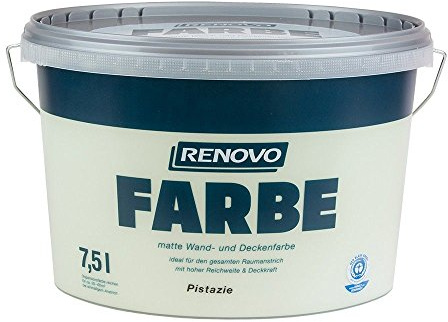 Farbe Pistazie 6527 7,5 L Wand- und Deckenfarbe RENOVO