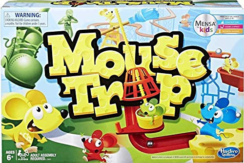 The Mouse Trap game, a longtime family favorite, is always good for zany action and lots of laughs.