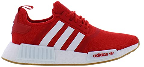 adidas Originals Damen NMD_r1 Laufschuh, Lebendiges, rot-weißes Gummi, 48 EU