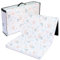 Klappmatratze Faltbare Reisebett Baby Matratze 60x120 cm - Faltmatratze für Kinder Gästematratze klappbar Babymatratze Bodenmatratze Schlafmatratze und Reisematratze Eulen