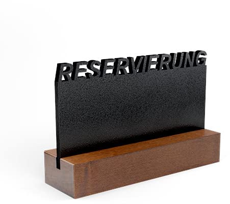 ALLboards doppelseitige Reservierung Kleine Tafeln 4 Stück Set mit Staffelei, Dekorativ Deko, Kreidetafel