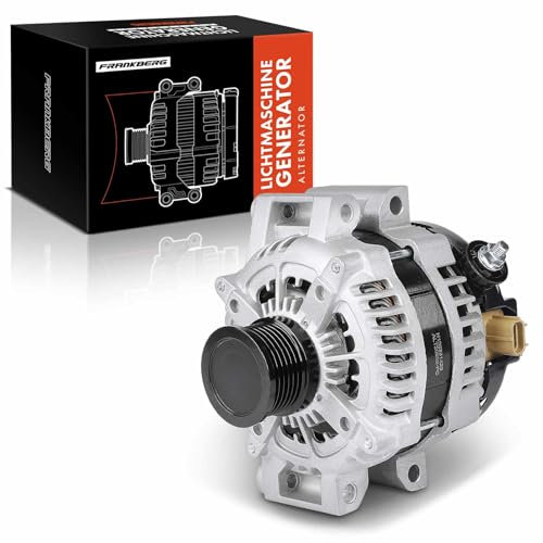 Frankberg Lichtmaschine Generator Kompatibel mit Nitro 2.8L 2007-2012 Cherokee KJ 2.5L 2.8L 2001-2008 Cherokee KK 2.8L 2008-2012 Wrangler III JK 2.8L 2007-2017 Replace# 04801338AB