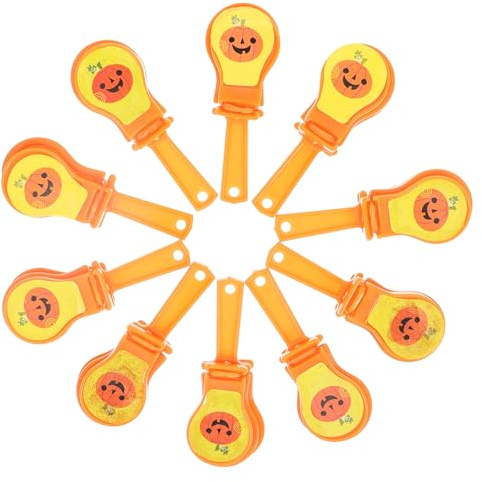 Toyvian 10piezas Aplausos De Halloween Juguete De Aplausos De Mano Para Fiestas Generadores De Ruido Accesorios Para Animar Fiestas