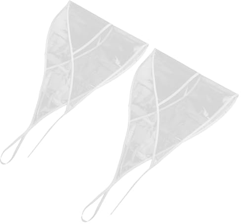 FRCOLOR 2piezas Gorros Impermeables de Lluvia para Mujer con Visera Transparente de Pe, Protección del Peinado y Visibilidad Clara para Días Lluviosos y Desplazamientos Diarios