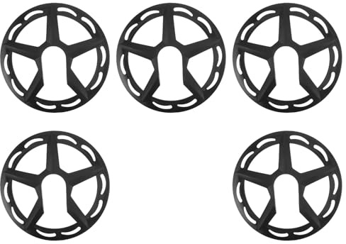 Yardwe Copri Pignone per Bicicletta 42 Denti 4 Fori in Plastica Resistente, Protezione Corona e Catena per Mountain Bike e Bici da Strada, Kit Riparazione 5 Pezzi, Facile Installazione