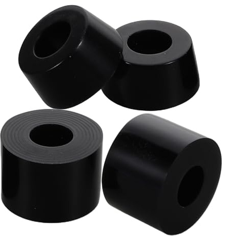 WESIEVYA Jeu de Bushings en Polyuréthane pour Skateboard et Longboard, Coussinets Anti-Chocs Solide pour Conduite Stable en Entraînement et Compétition
