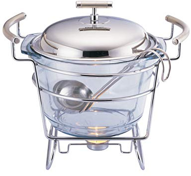 Chauffe-plats avec insert en verre 4,0 l (modèle 2)