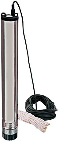 Spid'O Pro 2518 Pompe Automatique Immergée 50/8, 1100 W, 6 m3/h, 5,7 bar, Profondeur max 17m, Gris