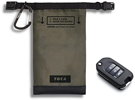 TOCA No Signal Sleeve Keyless Go skydd bilnyckelfodral, faraday Bag och väska & RFID-blockering, skyddsfodral, anti-tracking faradaysk bur för mobiltelefon och bärbar dator, skyddsfodral, EMP skydd-15