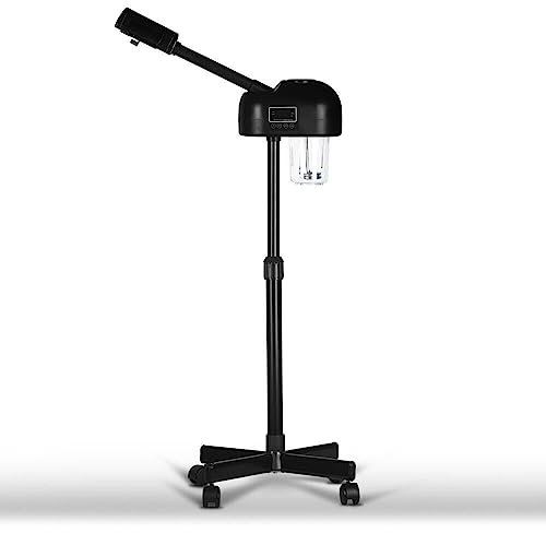 Supernic Professional Facial Steamer,Hot Steamer Spray Mist, Face Steamer Home Beauty Salon Spa Instrument,Skin Beauty Care Black