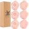 Wokelai Konjac Esponja facial en forma de flor, limpieza profunda, exfoliación suave