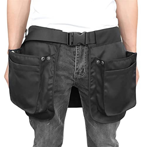 Cinturones de herramientas para hombres,Cinturón de herramientas | Riñonera ajustable con cinturón para herramientas de construcción - Bolsa ligera para delantal de herramientas, bolsa para cinturón,
