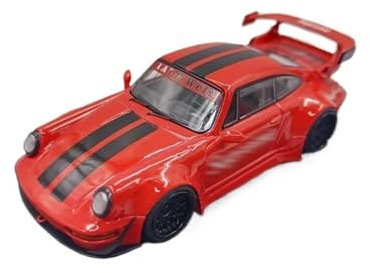 BMAONZ Miniatur Motorfahrzeug-Modelle 1:64 Für Porsche RWB 964 Statische Legierung Auto Sammeln Legierung Auto Modell Überraschung Spielzeug Fertigmodell