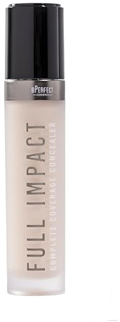 BPerfect Full Impact Concealer – Full-Coverage Soft-Matte Formula Infused with Niacinamide & Glycerin – Shade L1 (Extra Light Cool Pink Undertone), 11 ml