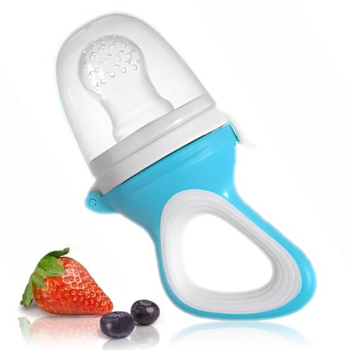 HAMKU Ciuccio Per Alimenti Neonati, Ciuccio Per Frutta, Frutta Per Neonati Alimentatore, Allevia Il Dolore Alle Gengive