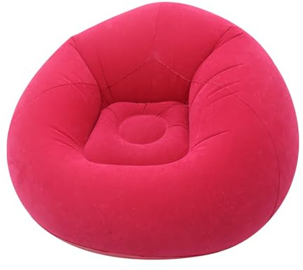Puf Hinchable Silla, Sofá Inflable Del Sillón, Silla Saco De Dormir Para Adultos, Reclinable Plegable Portátil De Aire, Ergonómico Cómodo Sofá Para Sala De Estar Dormitorio Balcón Oficina Viaje
