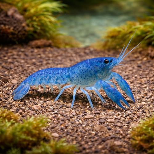 Cambarellus diminutus – Lot de 5 écrevisses naines Bleues pour Nano ou Petit Aquarium – Espèce Calme – Élevage français NeoTropic
