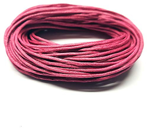 Présentoirs pour Bijoux Accessori creazione Filo di cotone cerato 1 mm (10 metri) Fucsia