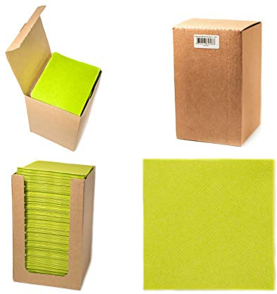 Alvotex Airlaid Cocktailservietten 20x20cm 100/1 - KIWI (047)