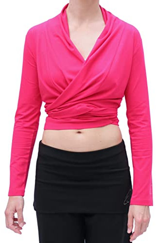 ESPARTO Maglietta avvolgente Dhaara Raspberry L