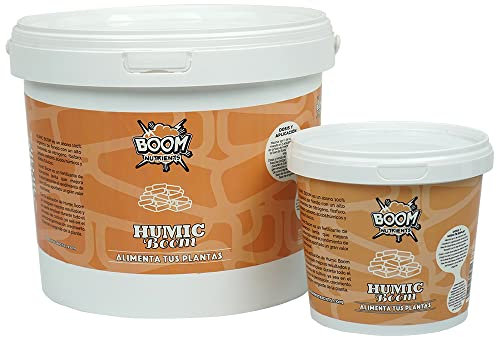 Boom Nutrients | Abono 100% orgánico, natural y ecológico para la mejora del suelo en el cultivo - Humic Boom (3.5)