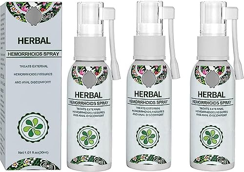 Hemocare Herbal Hemorrhoids Spray,Natural Herbal Hemorrhoids Spray for Soothing External Hemorrhoids Calms