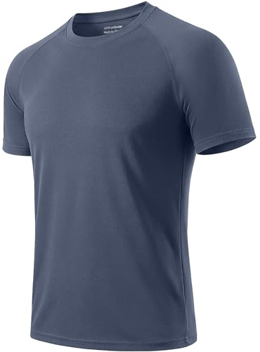 Cimic 3, 5 eller 7-pack sport-t-shirts, män, funktionell skjorta, snabbtorkande, ventilerande träningströja, fitness, löpskjorta, kortärmad, GRÅ, XL