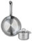 ELO 9692250 Batterie de cuisine 2 pièces, Ensemble de 1 Poêle de cuisson 24 cm et 1 faitout 12 cm Elo Profi Citrin, inox, induction