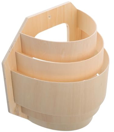 ERINGOGO Paralume in Legno Per Lampada Da Sauna Piccolo, Protezione Luminosa Resistente Al Calore Alto, Accessorio Decorativo Leggero Per Illuminazione Soffusa in Ambienti Sauna