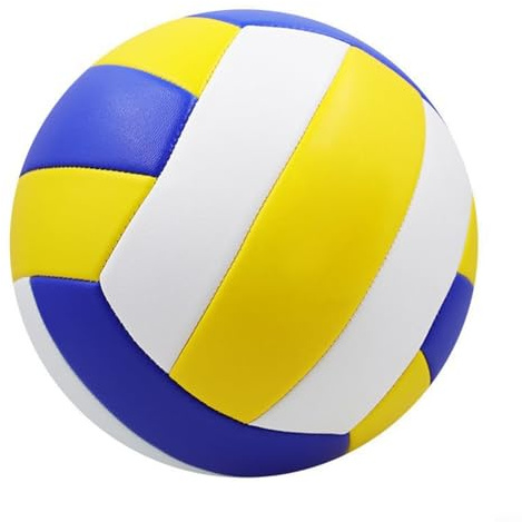 Official Size 5 Volleyball, Soft PVC Machine Stitched Indoor Outdoor Beach Training Ball for Beginners and Youth