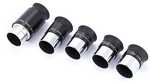 Pongnas 2X Teleskop Barlow-objektiv med 6,3 Mm/10 Mm/12,5/20 /32 Plossl Okularset .25 Tums Kompatibilitet