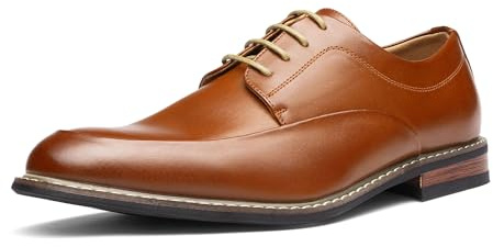 Bruno Marc Men's Dress Shoes Formal Oxfords,Size 10,Brown,Prime-1