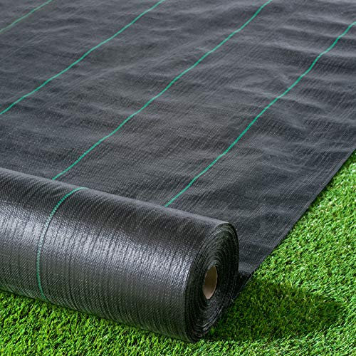 Pro-Tec 4m x 10m weed control membrane heavy duty garden landscape ground cover fabric