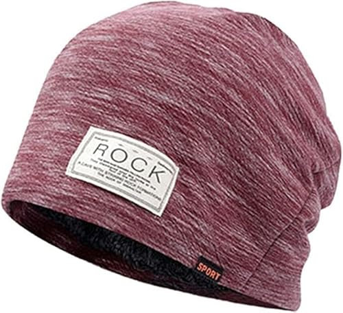 AMUCK Bonnet de protection contre les champs électromagnétiques - Chapeau Faraday unisexe - Bonnet extensible anti-rayonnement micro-ondes, Rouge, taille unique