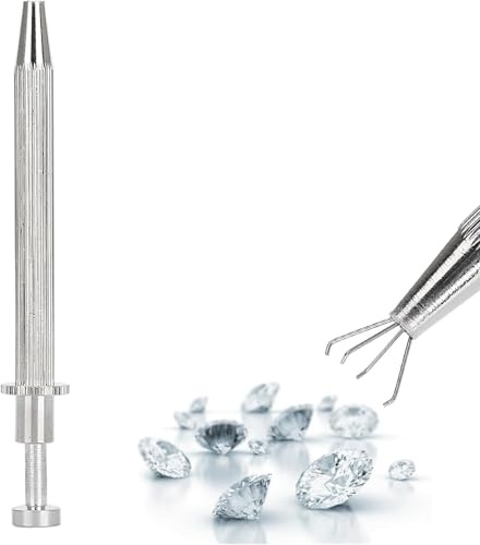 Leopacat Pinzas para Joyería,Pinzas de Precisión para Diamantes y Componentes Electrónico con Agarrador Antiestático con Punta Fina, Herramienta Relojería Electrónica para Gemas, Relojes y Anteojos