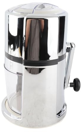 Lybunair Tritaghiaccio Manuale, Tritaghiaccio Portatile con Lama in Acciaio Inossidabile con Placcatura in ABS per Uso Domestico e Commerciale - ideale per Cocktail da Bar e