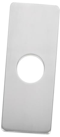 HOMSFOU 1piezas Placa Decorativa Inoxidable Para Grifo De Cocina Tapa De Orificio Práctica Accesorio Elegante Para Fregaderos De Hogar y Restaurantes