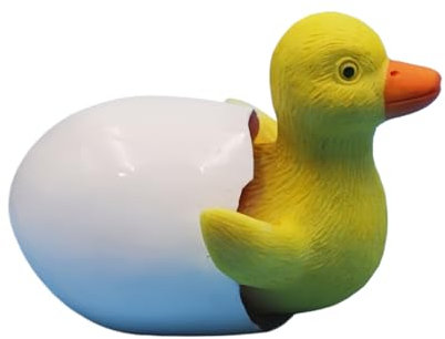 Duck Decor, Small Resin Ducks, 3.38×2.44×2.44inches Portable Decorative Sculpture Toys, for Nursery Desk Shelves Garden Hatching Duckling Decorations Home