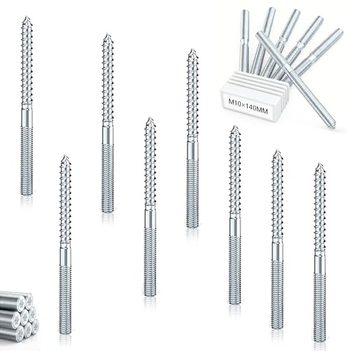15 Stück Stockschrauben M10 x 140 mm: Torx Stockschrauben