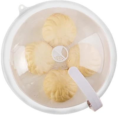 Protección reutilizable para microondas - Protección contra salpicaduras Tapa Visual segura Protección de alimentos resistente al calor, Protector antivuelos para tareas de cocina preparatorias para
