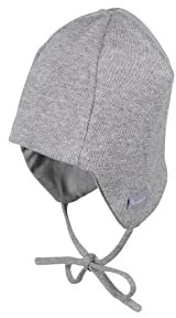 Sterntaler Unisex Baby Strickmütze Strickm tze, Silber mel., 47 EU