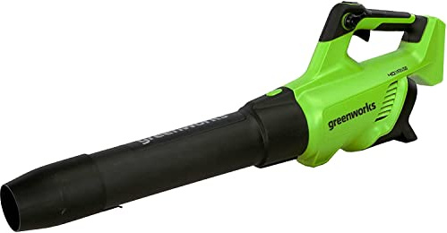 Greenworks 40V (120 MPH / 500 CFM / 75+ Compatible Tools) Cordless Axial Leaf Blower, Tool Only
