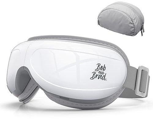 Bob and Brad EyeOasis 2 - Eye Massager with Heat Compression and Music, Rechargeable Heated Eye Mask for Relieve Puffy & Dry Eyes, Electric Sleep Mask Improve Sleeping, Christmas Gifts for Women Men