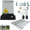 ECUTEE 750W Electric Sliding Gate Opener 2000KG Automatic Sliding Gate Drive, Automatic Door Opener Motor Driveway Security Kit, with 2 Infrared Sensors and 4m Racks