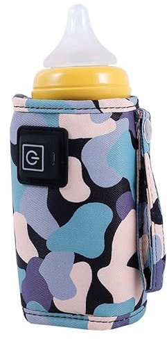 USB Heizung Flaschenwärmer Babyflaschenwärmer Für Unterwegs, Tragbar Baby Milchwärmer Milchflasche Heizung, Einstellbare Temperatur Milchflaschenwärmer Flasche Isolierung Aufbewahrungstasche Für Reise