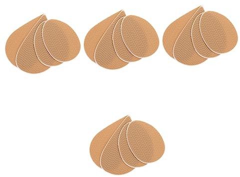 Healifty 8 Paia Adesivi Antiscivolo Per Suole Cuscinetti Per Scarpe Antiscivolo Cuscino Suola Antirumore Unico Cuscino Se Stesso- Adesivi Per Scarpe Gel Di Silice Da Donna Sfondo Rosso